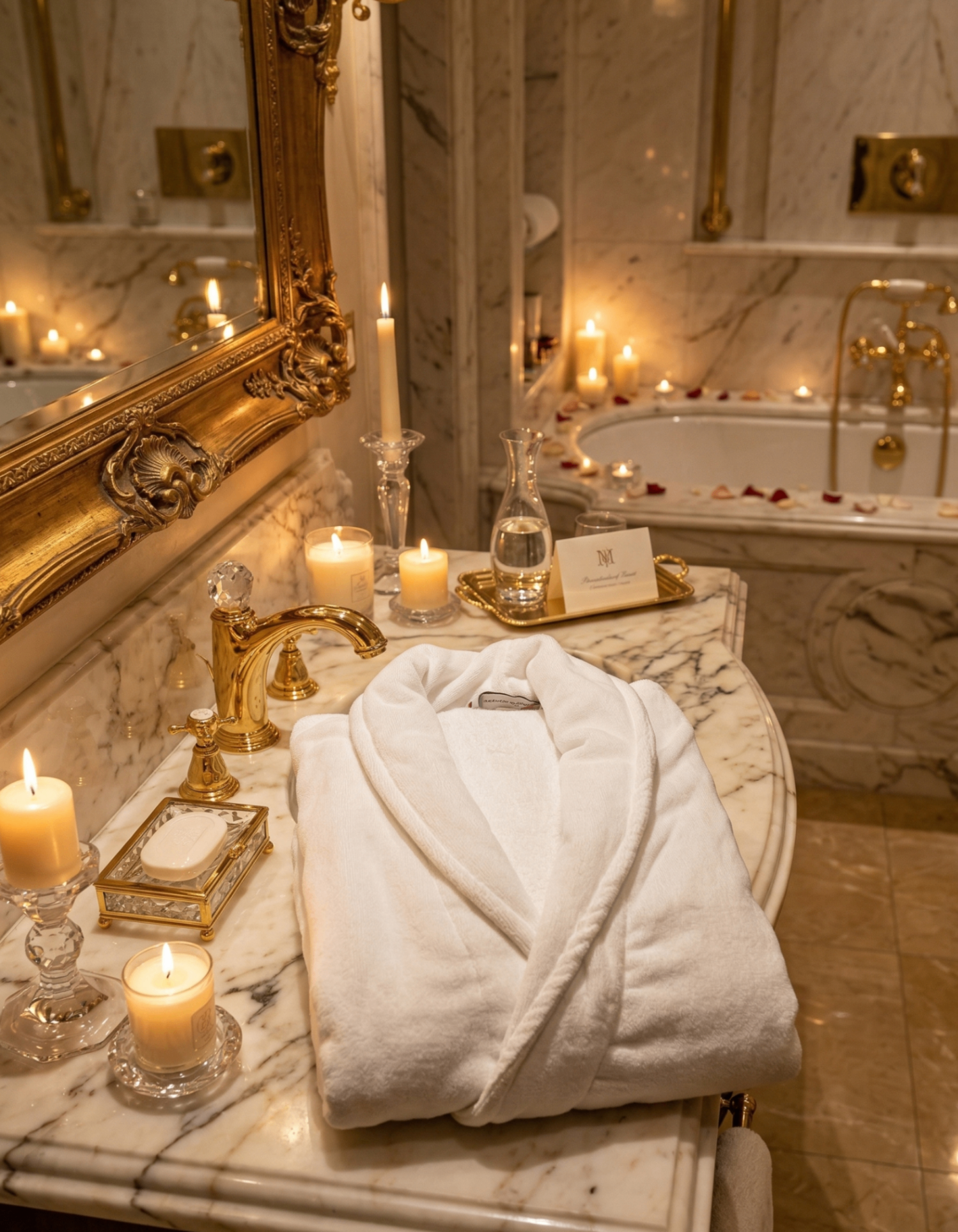 Champagne Bathrobe